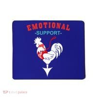 Emotional Support Rooster Funny  Mousepad thumb 0