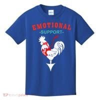 Emotional Support Rooster Funny  Kids T-Shirt thumb 0