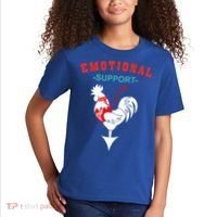 Emotional Support Rooster Funny  Kids T-Shirt thumb 2