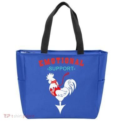 Emotional Support Rooster Funny  Tote Bag