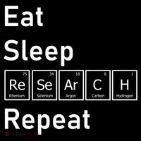 Eat Sleep Research Repeat Funny Science Chemistry Nerd Gift Women's Hoodie thumb 2
