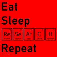 Eat Sleep Research Repeat Funny Science Chemistry Nerd Gift Santa Hat thumb 1