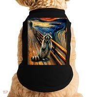 Expressionist Scream Raccoon Lovers | Artistic Raccoon Doggie Tank thumb 0