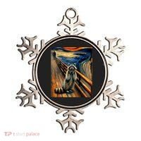 Expressionist Scream Raccoon Lovers | Artistic Raccoon Ornament thumb 0
