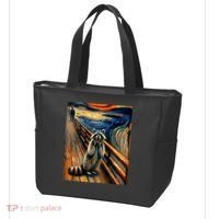 Expressionist Scream Raccoon Lovers | Artistic Raccoon Tote Bag thumb 3