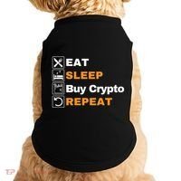 Eat Sleep Repeat Buy Crypto Bitcoin Blockchain Crypto Doggie Tank thumb 0