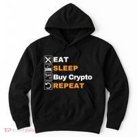 Eat Sleep Repeat Buy Crypto Bitcoin Blockchain Crypto Hoodie thumb 0