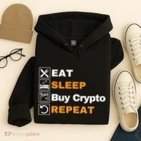 Eat Sleep Repeat Buy Crypto Bitcoin Blockchain Crypto Hoodie thumb 4
