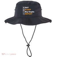Eat Sleep Repeat Buy Crypto Bitcoin Blockchain Crypto Bucket Hat thumb 0