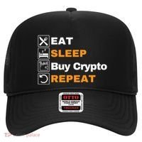 Eat Sleep Repeat Buy Crypto Bitcoin Blockchain Crypto Hat thumb 0