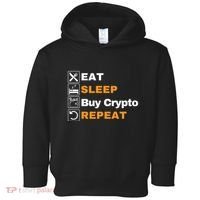 Eat Sleep Repeat Buy Crypto Bitcoin Blockchain Crypto Toddler Hoodie thumb 0