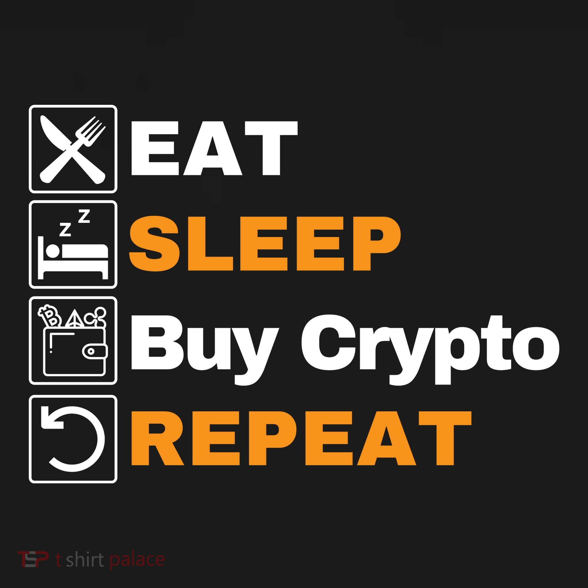 Eat Sleep Repeat Buy Crypto Bitcoin Blockchain Crypto Toddler Hoodie