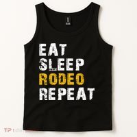 Eat Sleep Rodeo Repeat Tank Top thumb 2