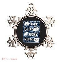 Eat Sleep Rugby Repeat Rugby Lover Outfit Ornament thumb 0