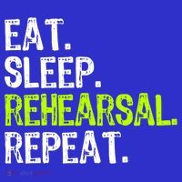 Eat Sleep Rehearsal Repeat Theatre Actor Theater Funny Gift Toddler Hoodie thumb 2
