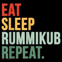Eat Sleep Rummikub Repeat Multicolored Font T-Shirt thumb 7