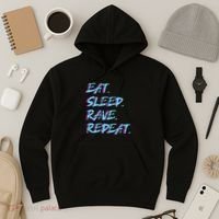 Eat Sleep Rave Repeat Hoodie thumb 3