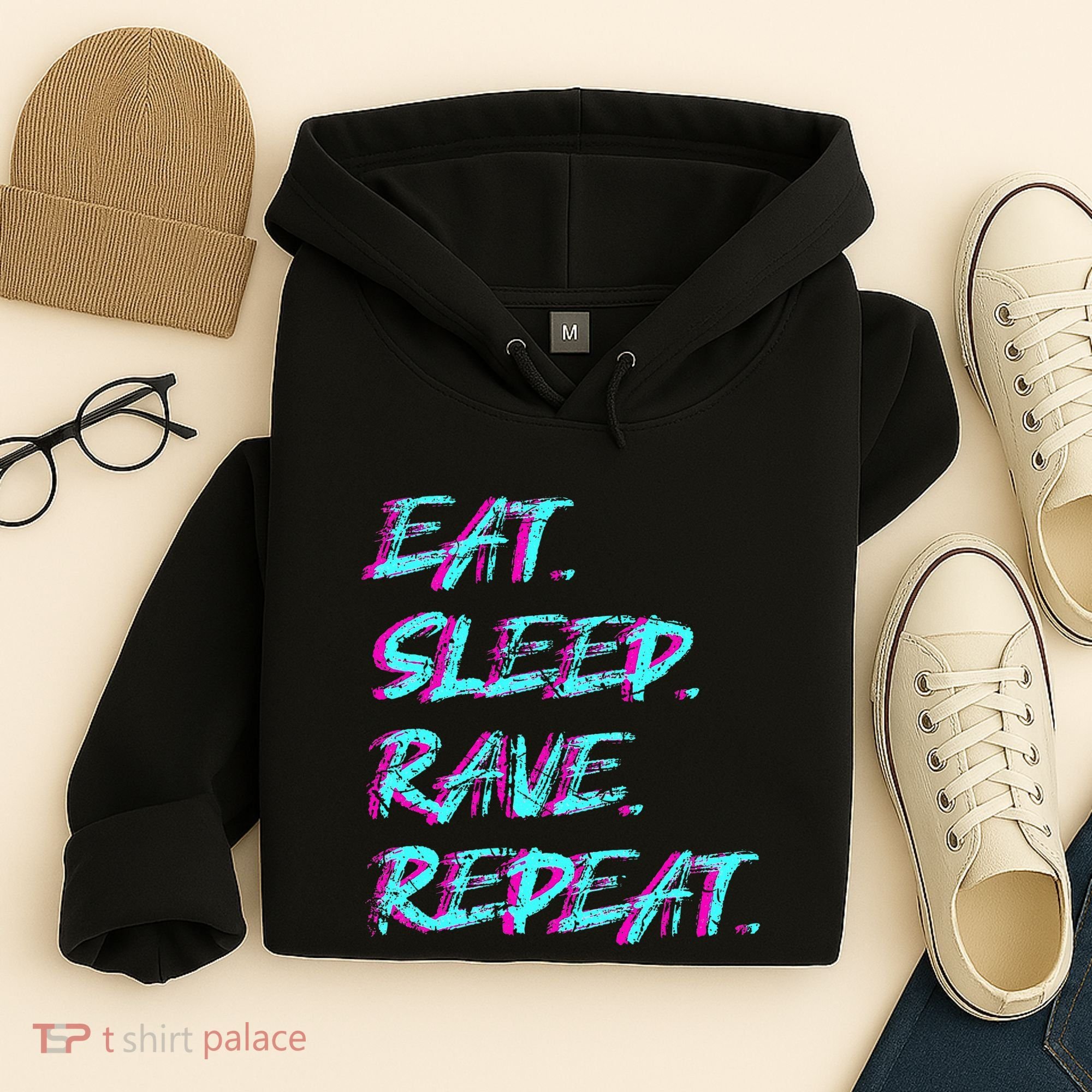 Eat Sleep Rave Repeat Hoodie