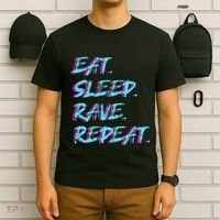Eat Sleep Rave Repeat T-Shirt thumb 6