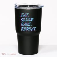 Eat Sleep Rave Repeat Tumbler thumb 0