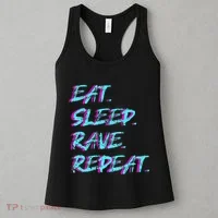 Eat Sleep Rave Repeat Women's Tank Top thumb 3