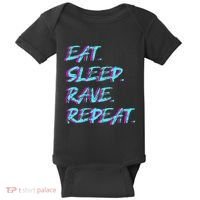 Eat Sleep Rave Repeat Baby Bodysuit thumb 0