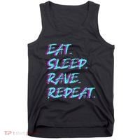 Eat Sleep Rave Repeat Tank Top thumb 0
