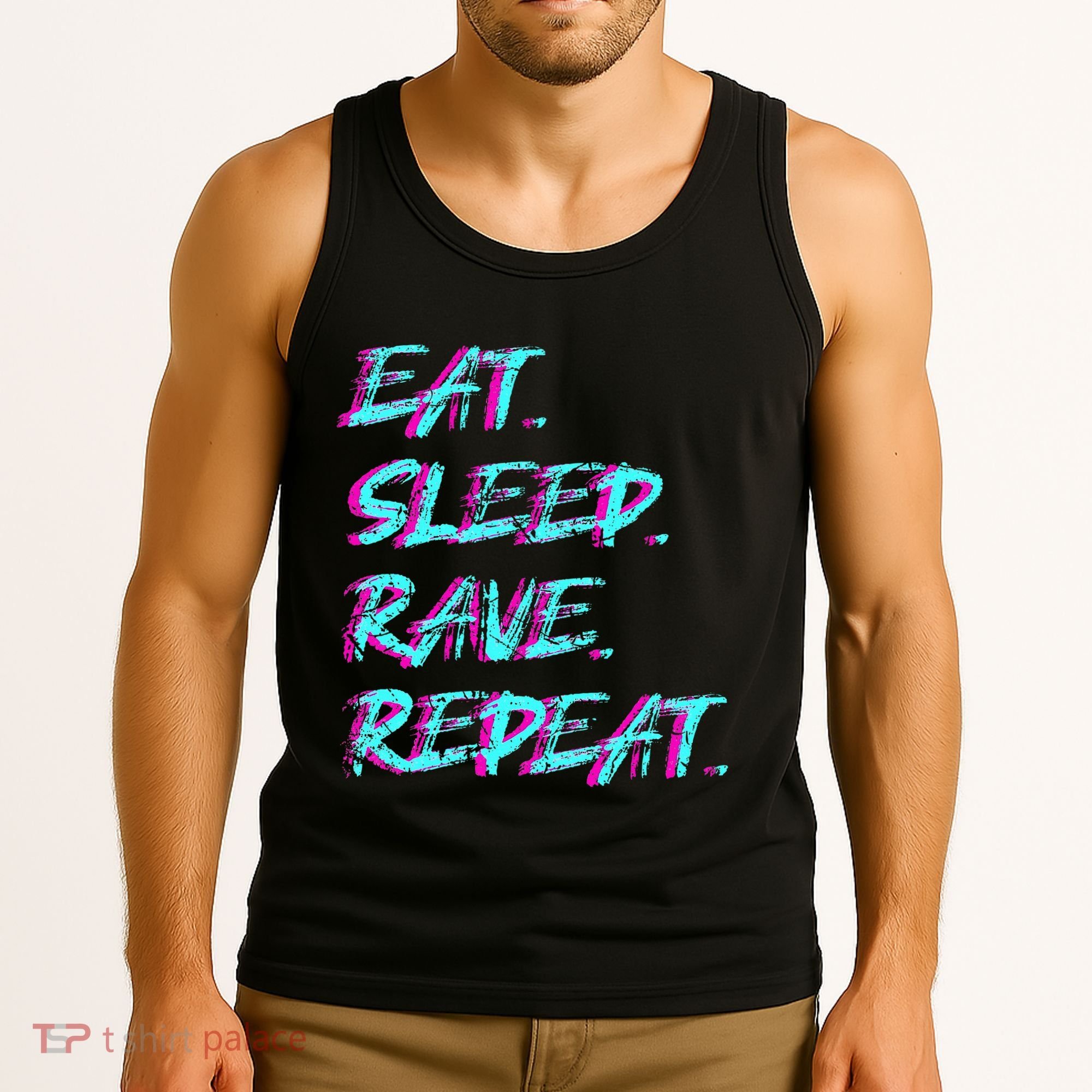 Eat Sleep Rave Repeat Tank Top
