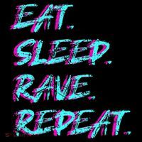 Eat Sleep Rave Repeat Toddler T-Shirt thumb 4
