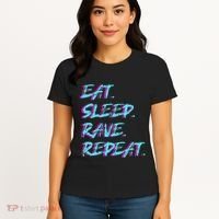 Eat Sleep Rave Repeat Women's T-Shirt thumb 4