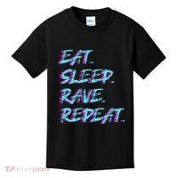 Eat Sleep Rave Repeat Kids T-Shirt thumb 0
