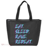Eat Sleep Rave Repeat Tote Bag thumb 0