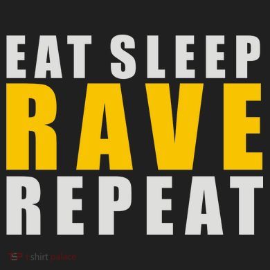 EAT SLEEP RAVE REPEAT Women's Dry Zone Grid Polo