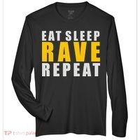EAT SLEEP RAVE REPEAT Zone Performance Long-Sleeve T-Shirt thumb 0