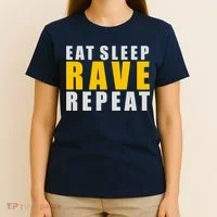EAT SLEEP RAVE REPEAT T-Shirt thumb 4
