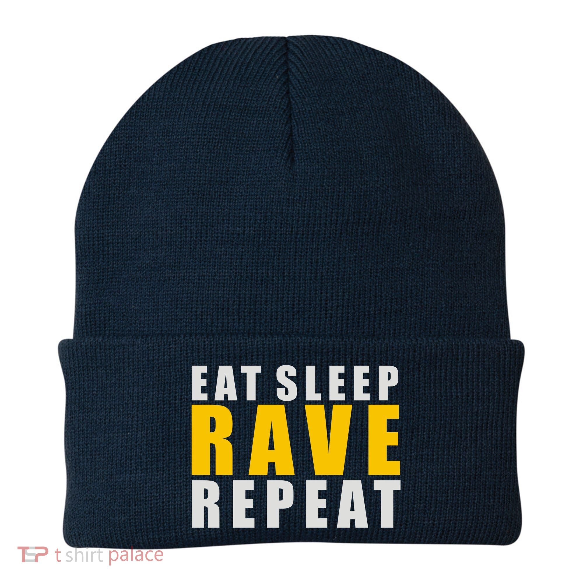 EAT SLEEP RAVE REPEAT Beanie