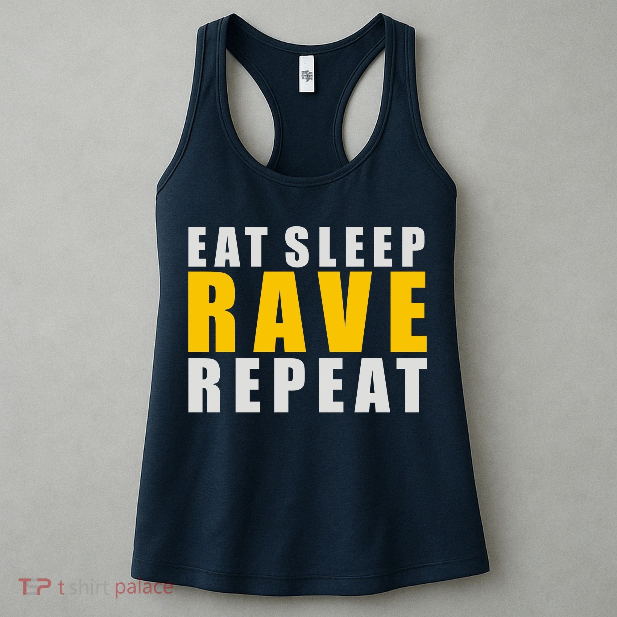 EAT SLEEP RAVE REPEAT Women's Tank Top