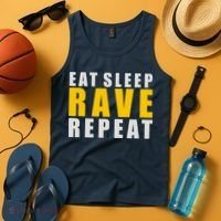 EAT SLEEP RAVE REPEAT Tank Top thumb 4