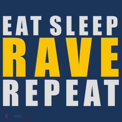 EAT SLEEP RAVE REPEAT Short Acrylic Beanie