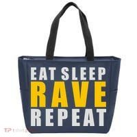 EAT SLEEP RAVE REPEAT Tote Bag thumb 0