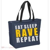 EAT SLEEP RAVE REPEAT Tote Bag thumb 2
