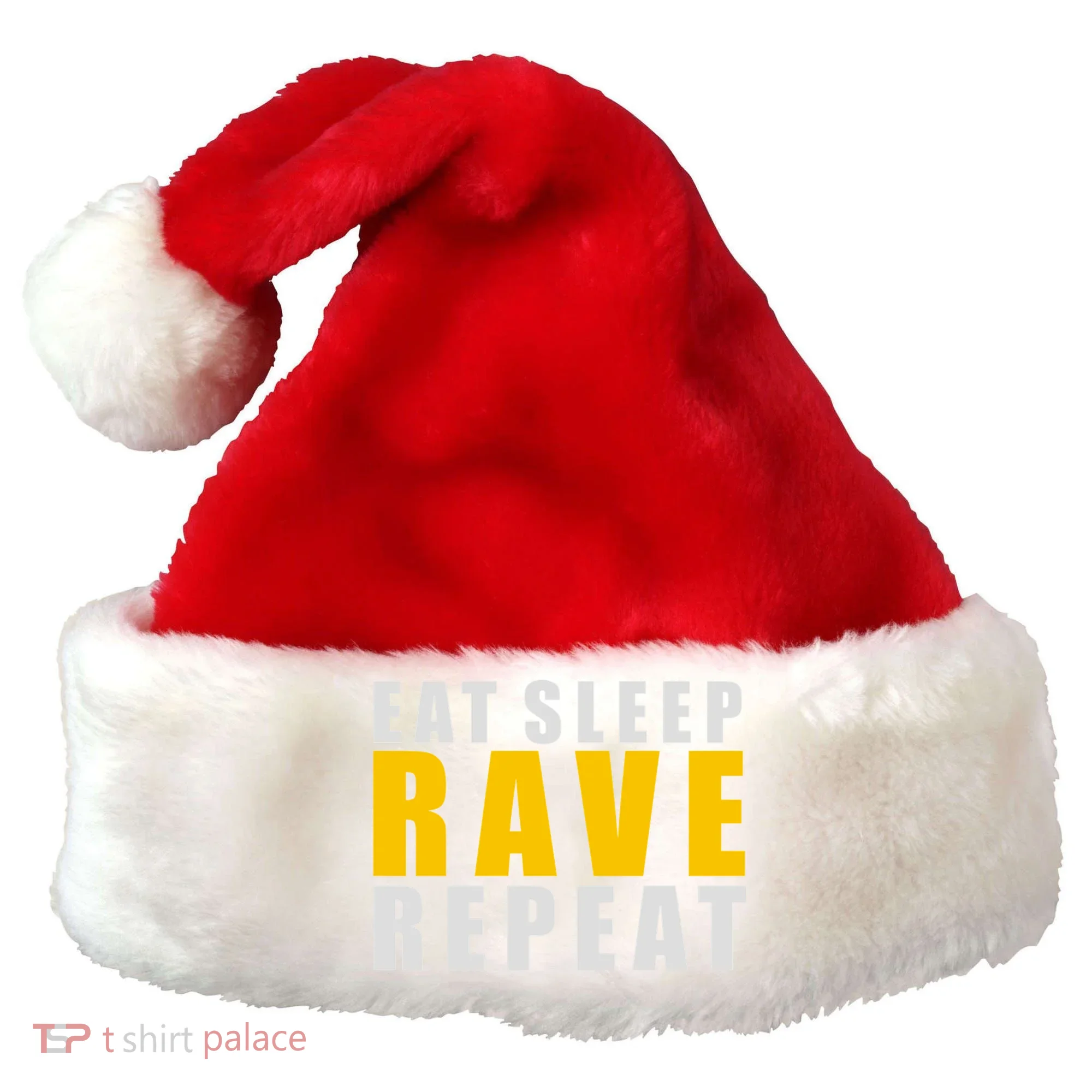 EAT SLEEP RAVE REPEAT Santa Hat