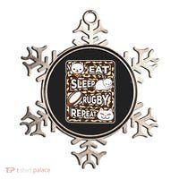 Eat Sleep Rugby Repeat Rugby Lover Outfit Ornament thumb 0