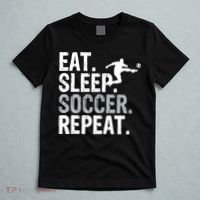 Eat Sleep Soccer Repeat - Soccer Graphic T-Shirt thumb 5