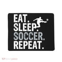 Eat Sleep Soccer Repeat - Soccer Graphic Mousepad thumb 0