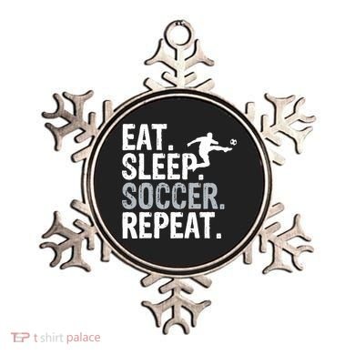 Eat Sleep Soccer Repeat - Soccer Graphic Ornament