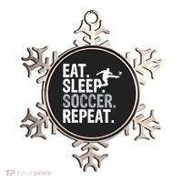 Eat Sleep Soccer Repeat - Soccer Graphic Ornament thumb 0