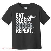 Eat Sleep Soccer Repeat - Soccer Graphic Toddler T-Shirt thumb 0
