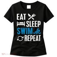 Eat Sleep Swim Repeat funny Swimming Lovers Women's T-Shirt thumb 0