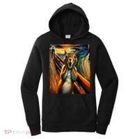 Expressionist Scream Squirrel Lovers Artistic Squirrel Women's Hoodie thumb 0